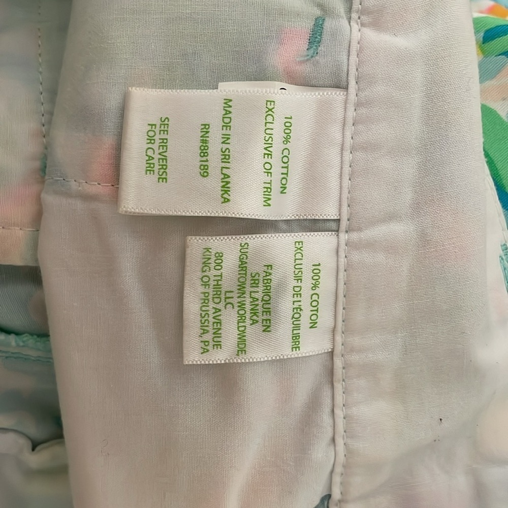 Lilly Pulitzer Multicolor Abstract Print The Callahan Short 5” Inseam Size 2 - Picture 6 of 7